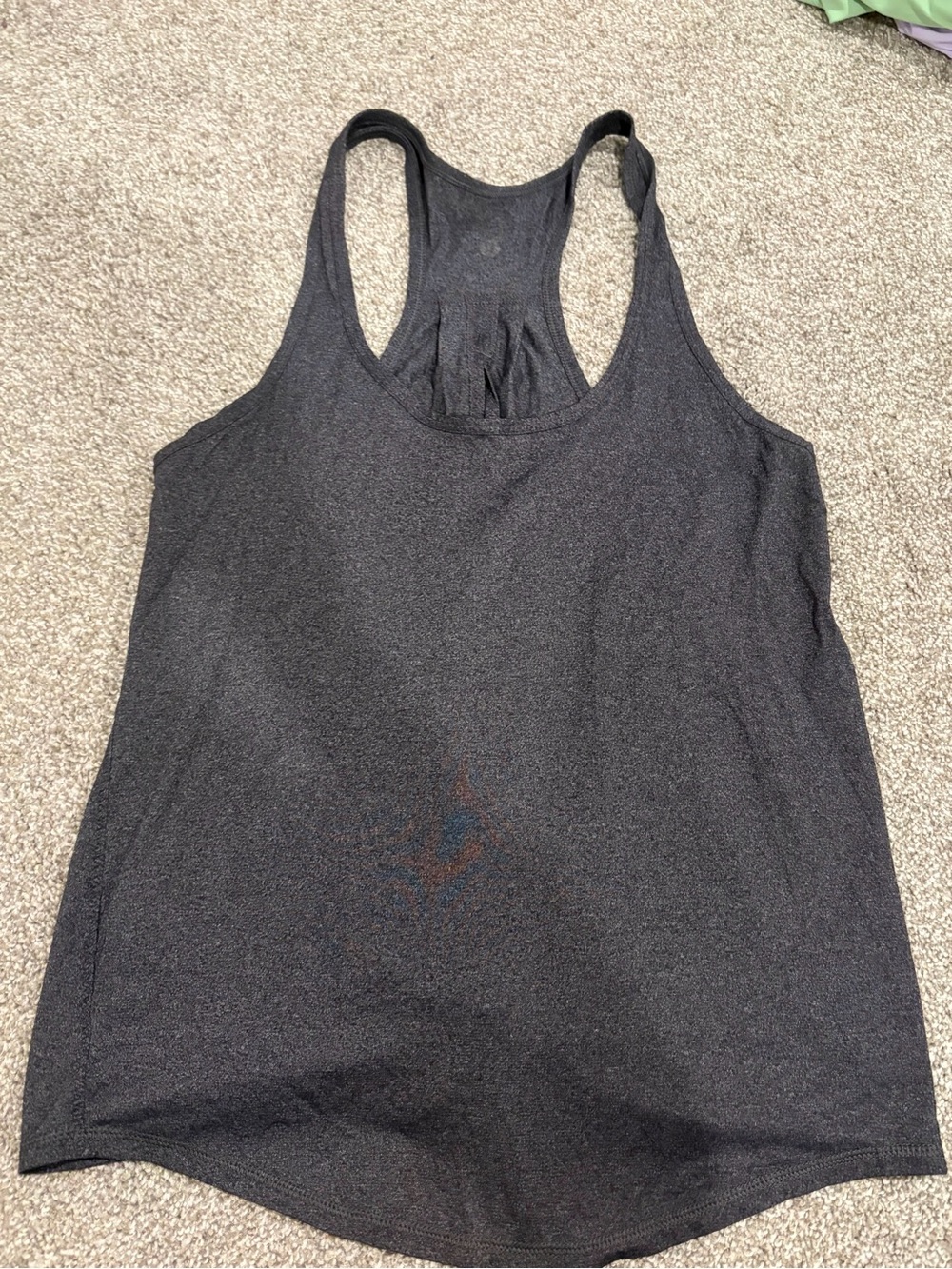 lululemon athletica Black Tie-Up or Open Back Tank